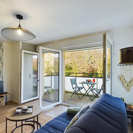 -birdy- Chaleureux T2, Renove Avec Parking Apartmán Concarneau
